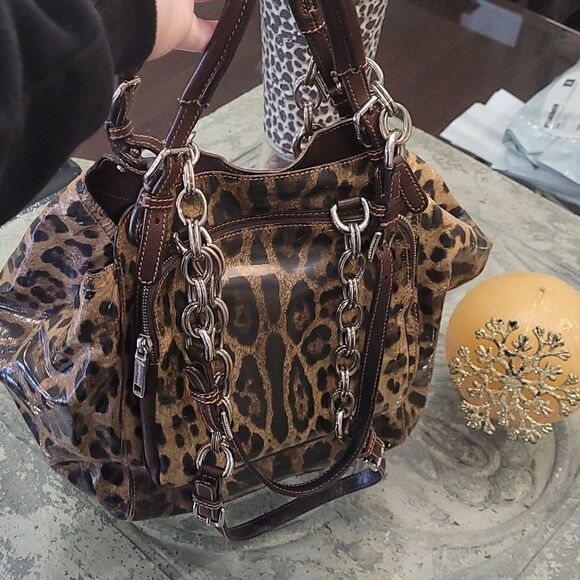 Dolce & GABBANA LEOPARD PRINT TOTE Vintage - Picture 11 of 16